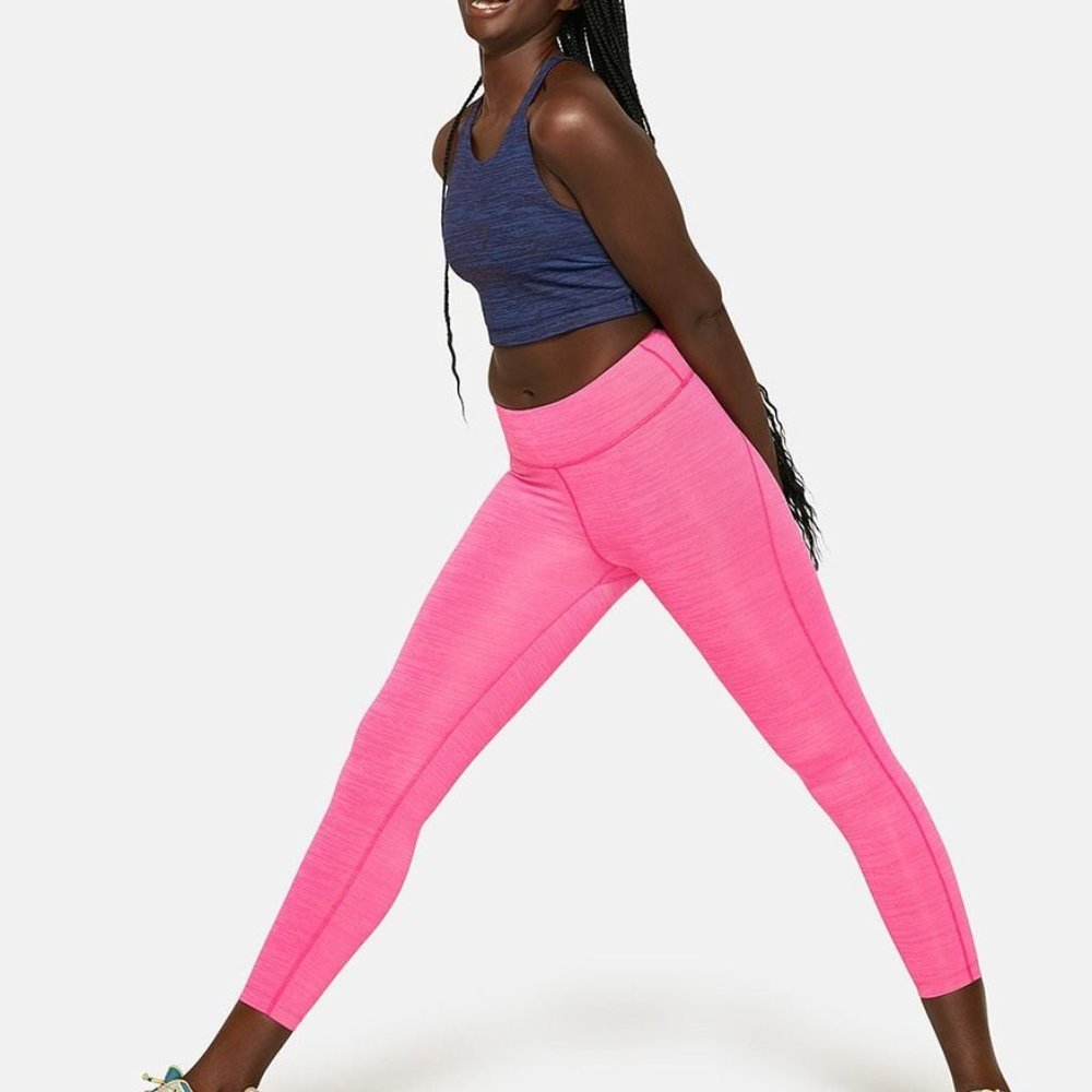 Outdoor Voices tech sweat flex leggings PINK
